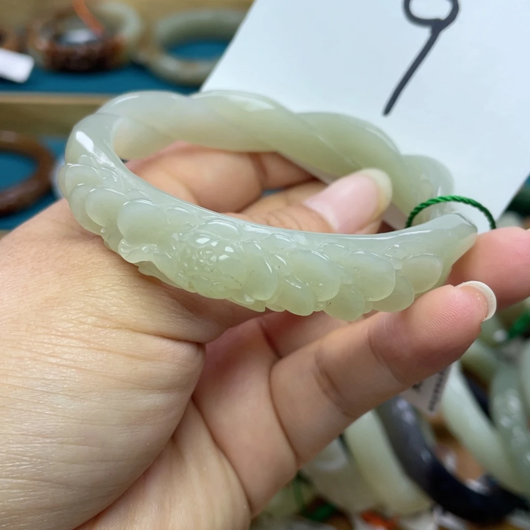 未镶嵌手镯和田玉圈口59