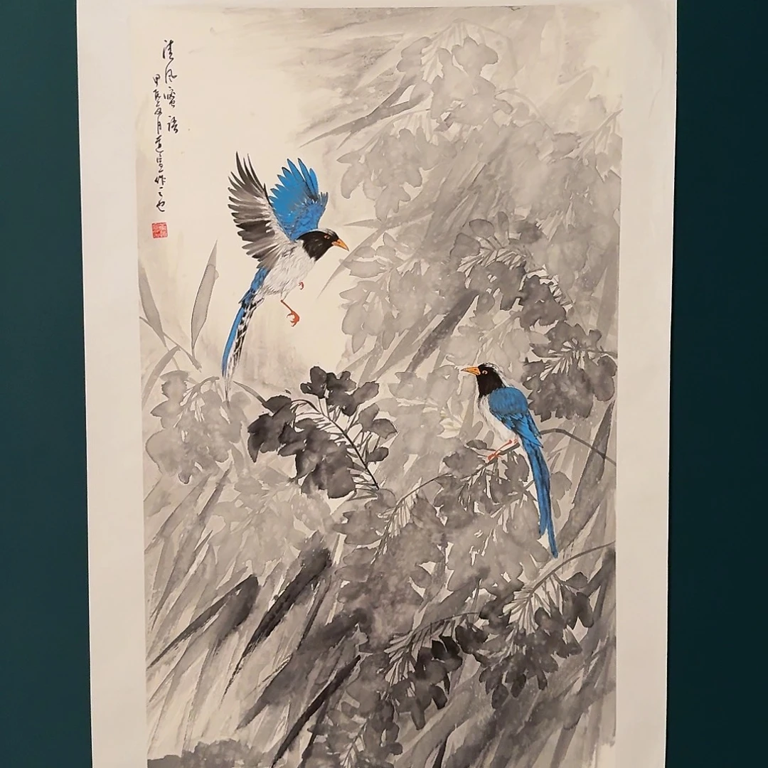 国画董老师作品画作