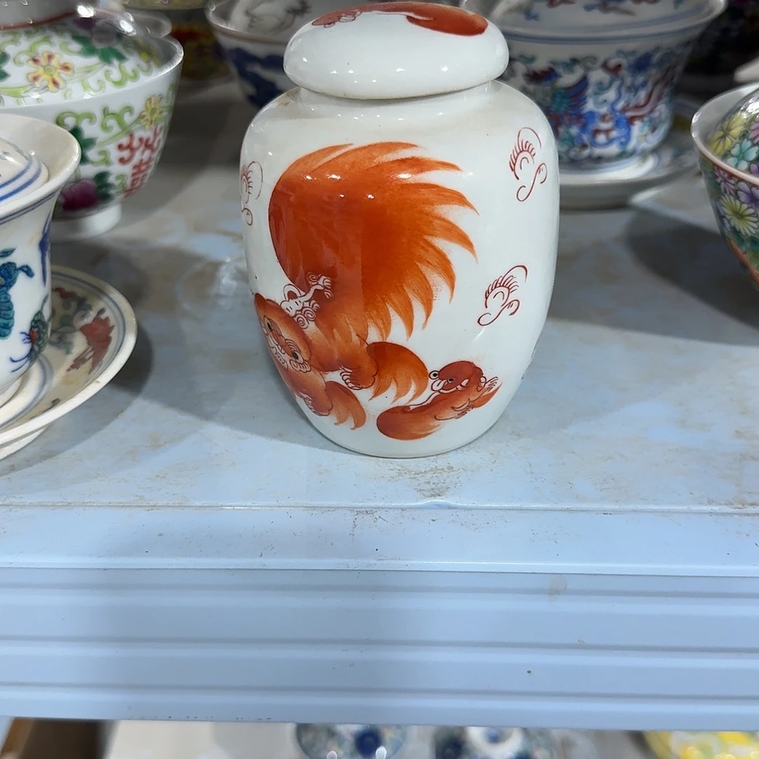瓷片摆件手绘瓷器全部处理