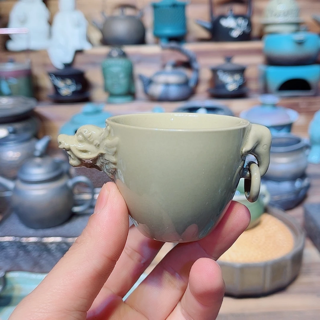 陶瓷香炉茶具摆件微瑕