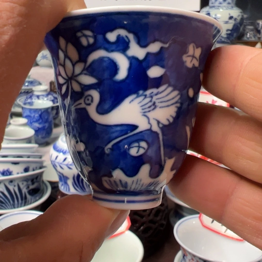 摆件景德镇青花瓷器