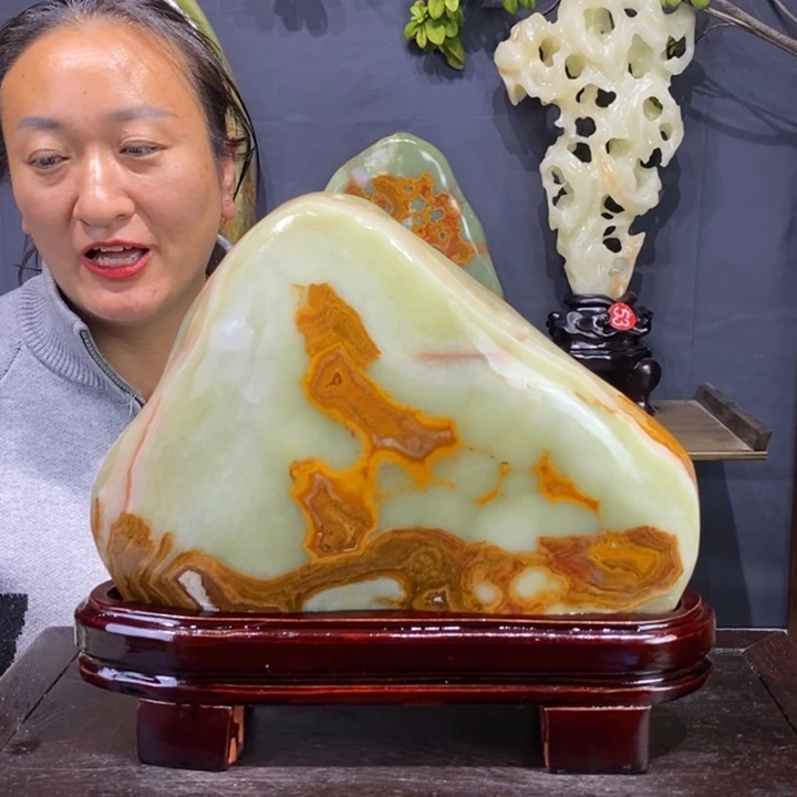 石材精品古青石摆件