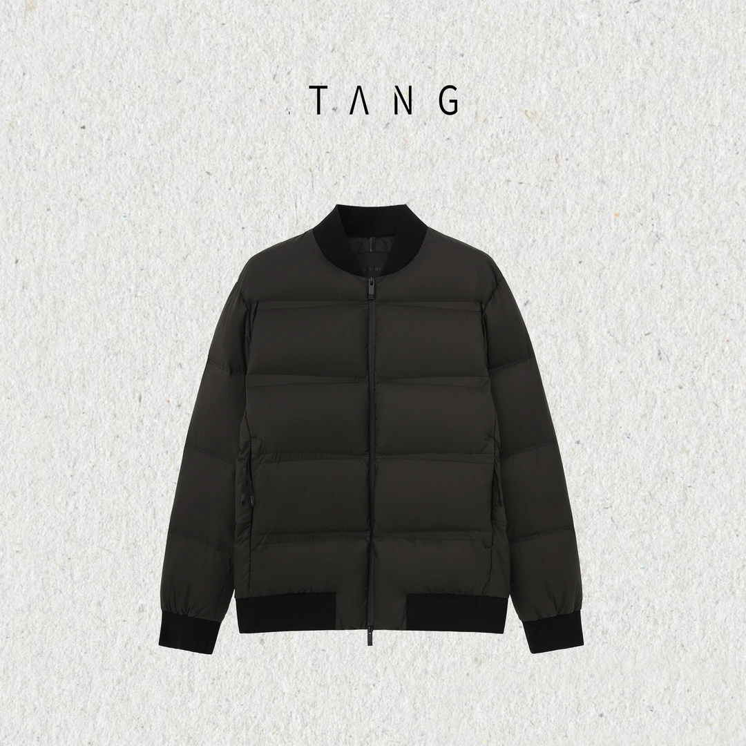【TANG】[墨羽]棒球领鹅绒羽绒服2025秋冬季新款保暖上衣QL-WYR7001