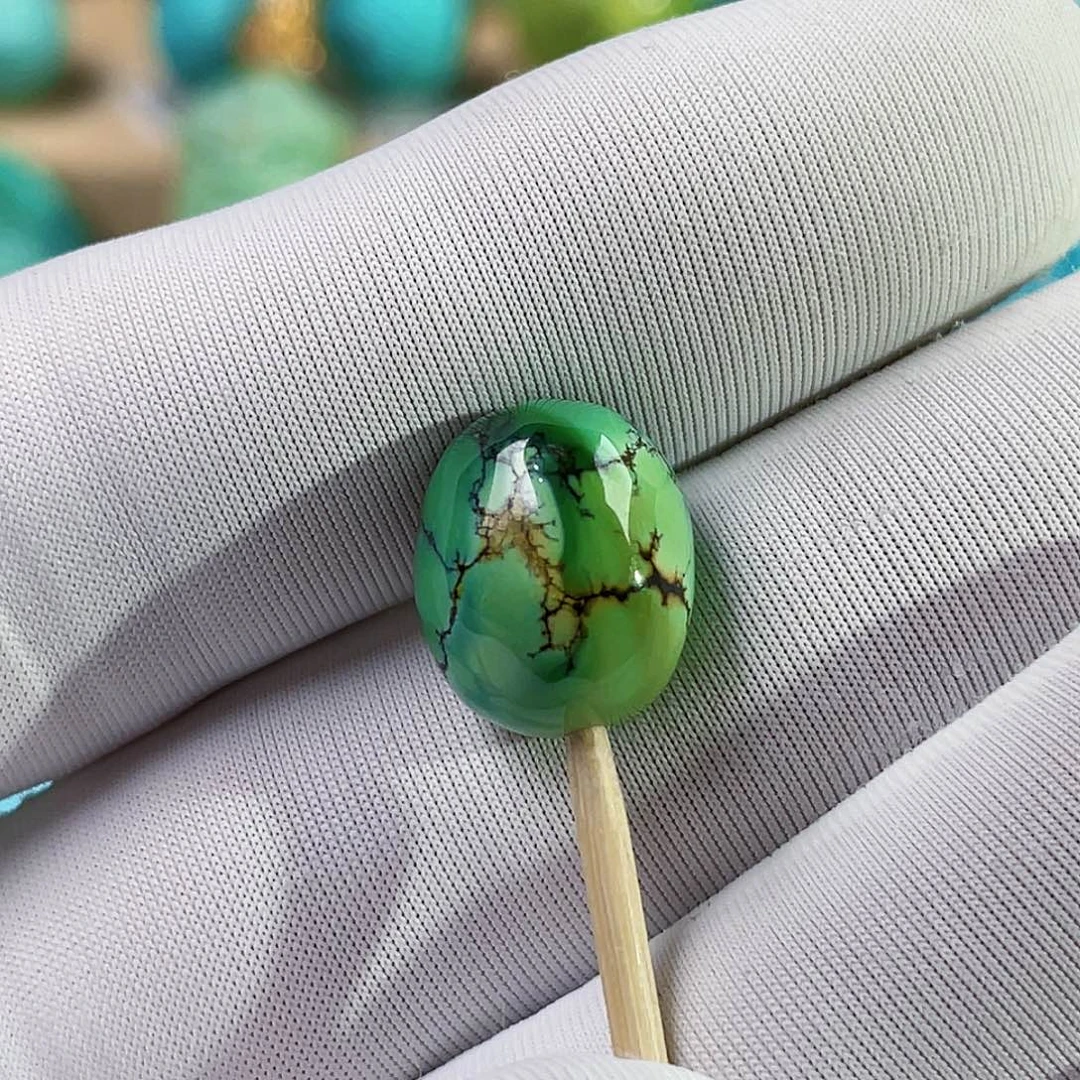 绿松石未镶嵌珠宝奇石11mm