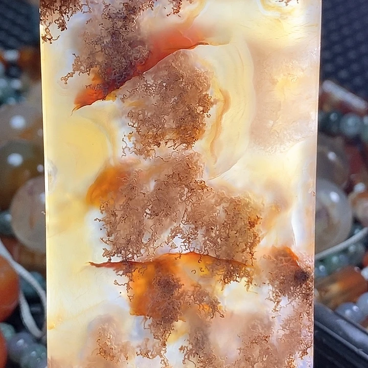 蓝***花未镶嵌颈饰玛瑙/玉髓