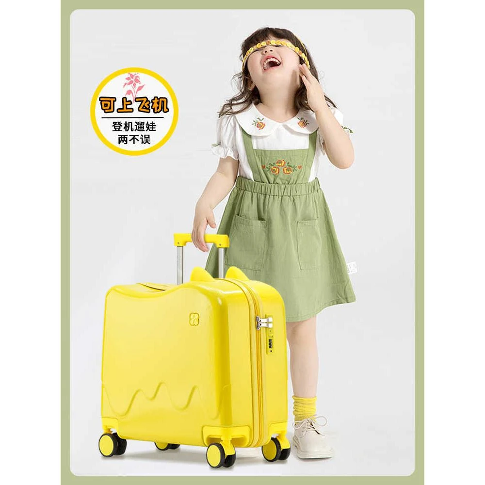 小米族可坐骑行儿童行李箱男女小孩拉杆箱轻便登机密码旅行皮箱子