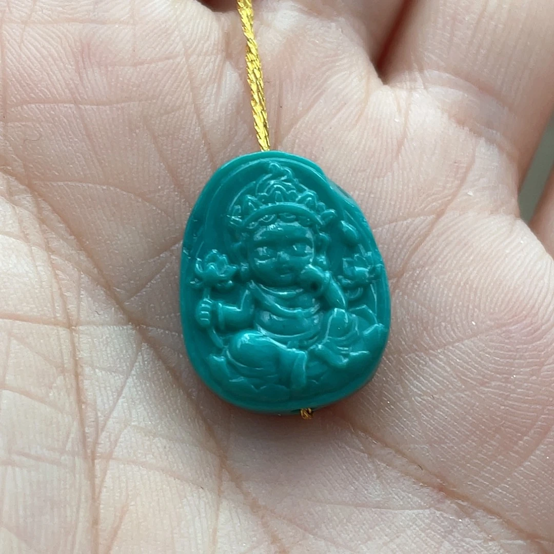 绿松石未镶嵌颈饰