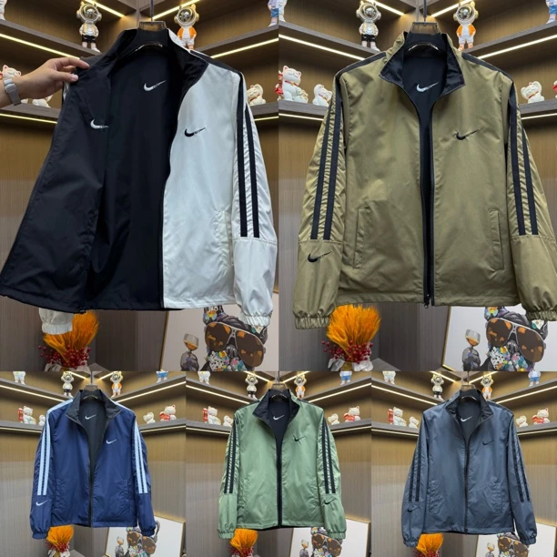 春季新款双面立领百搭夹克外套1076-11