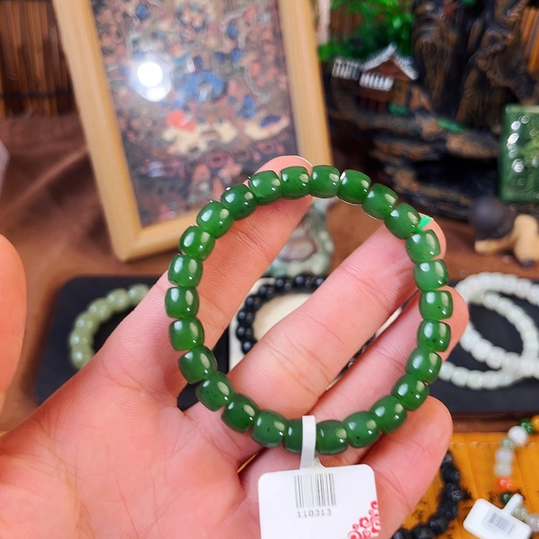 和田玉未镶嵌手链