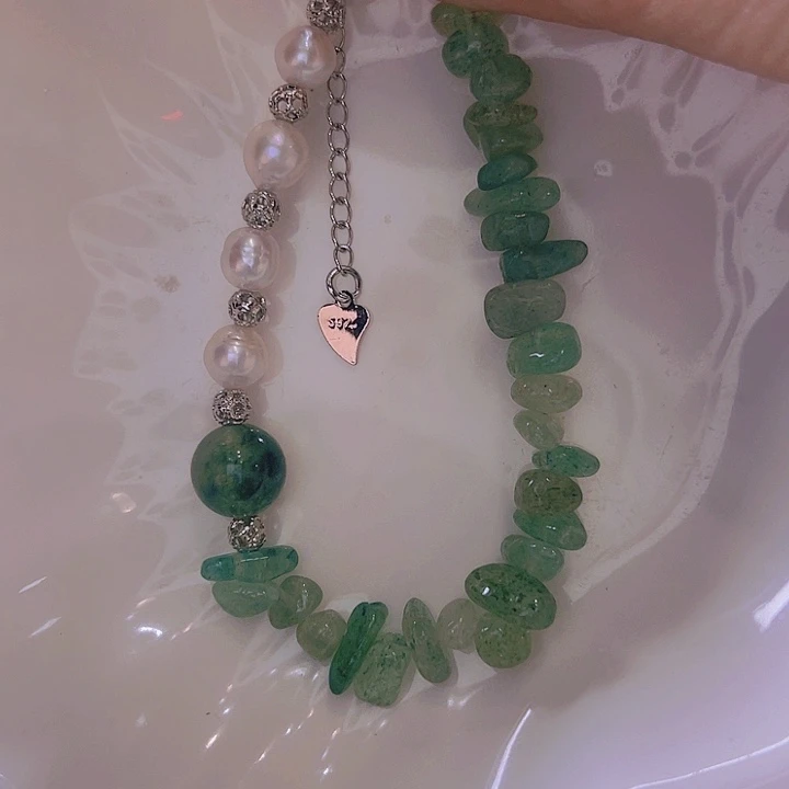 淡水珍珠手绳合金