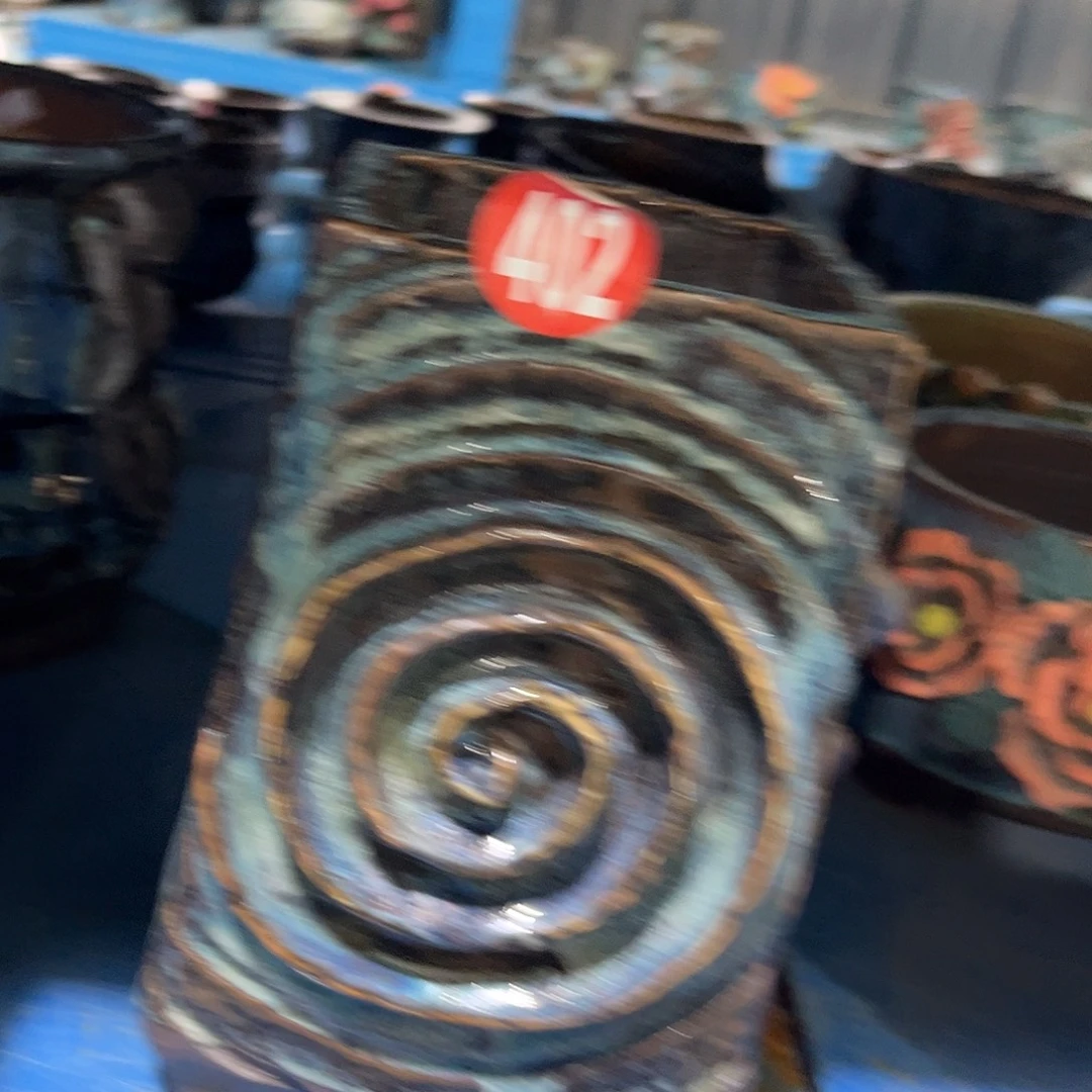 微瑕402 号陶然花盆手工花盆