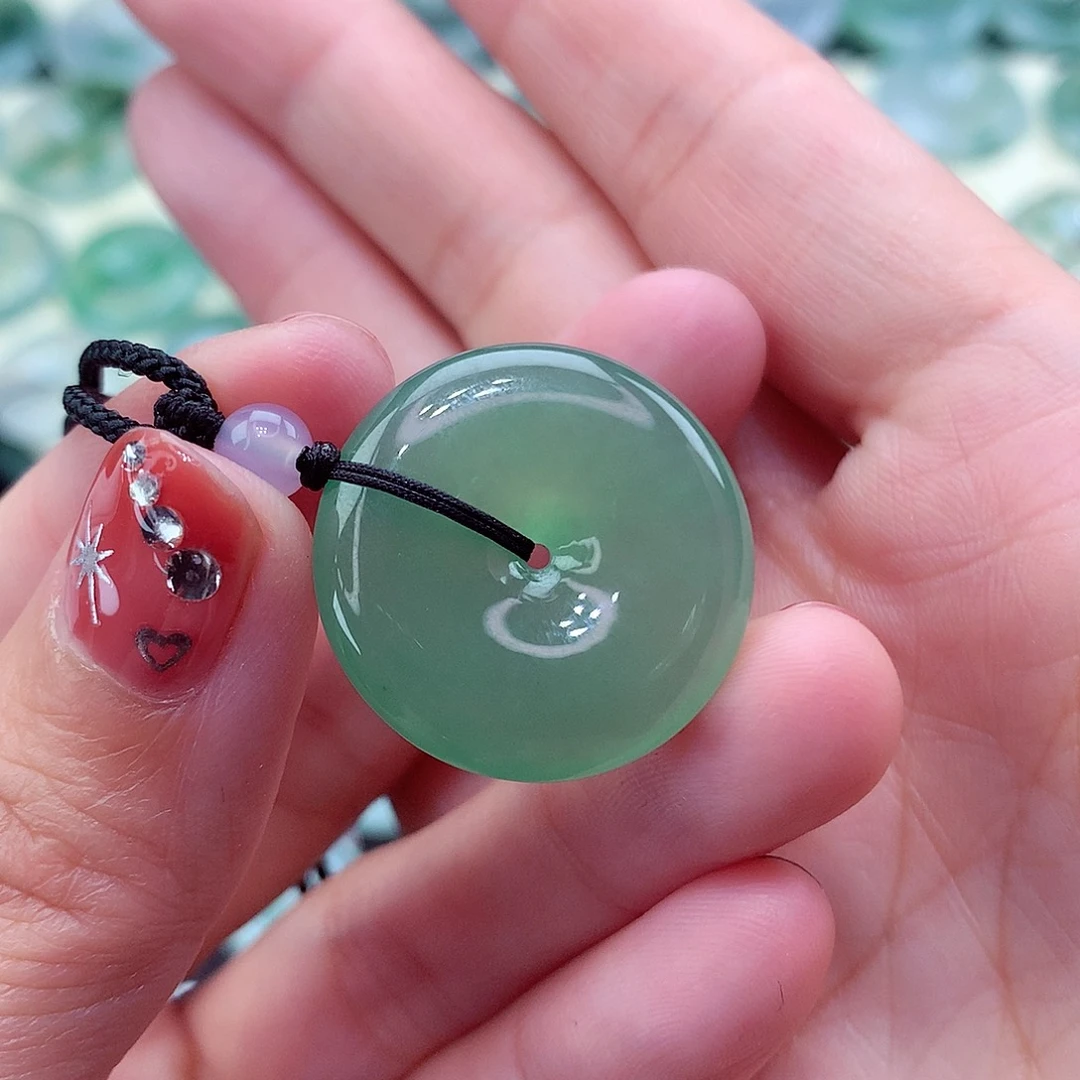 翡翠颈饰未镶嵌45尺寸23.7/5