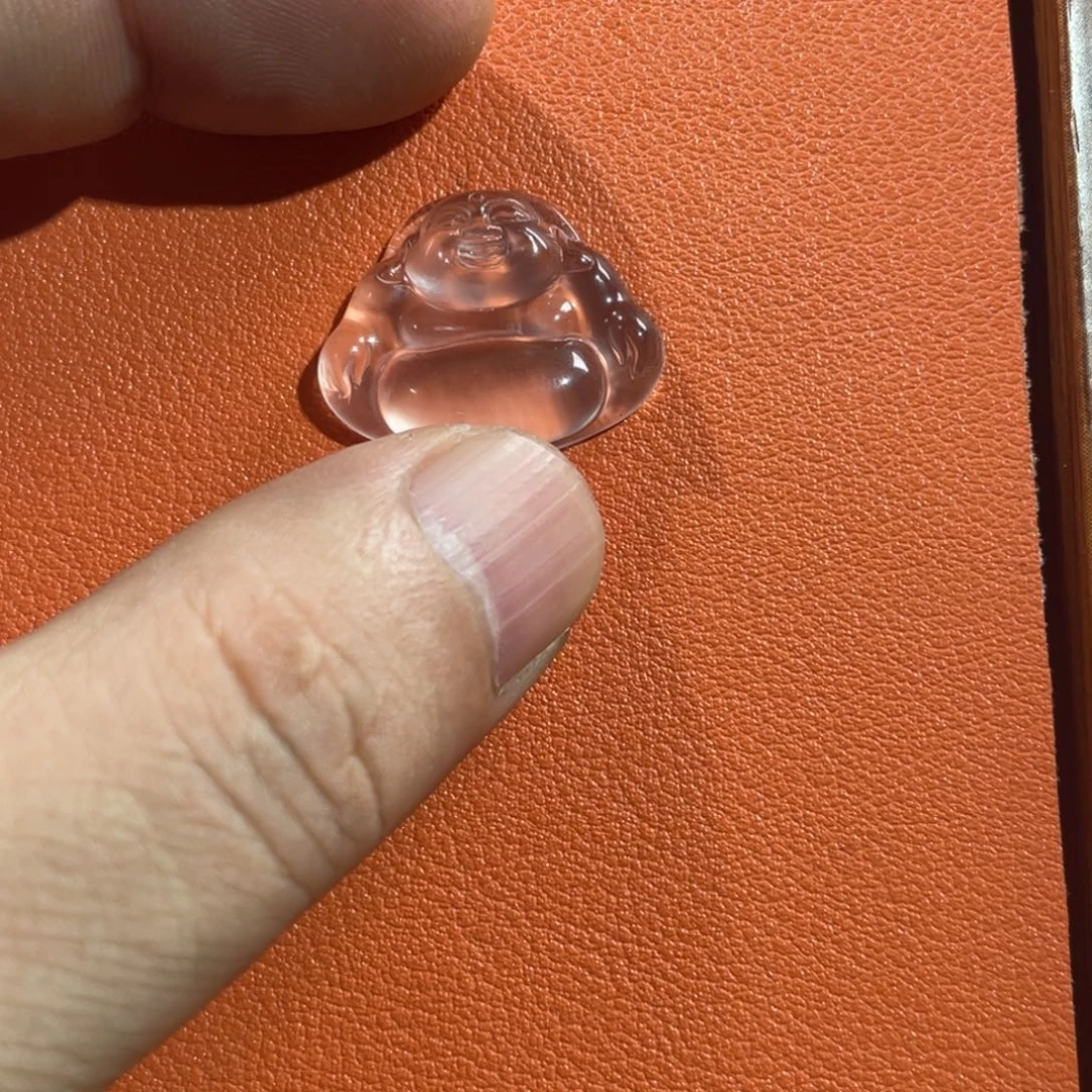 芒***果石英质玉未镶嵌佛公吊坠