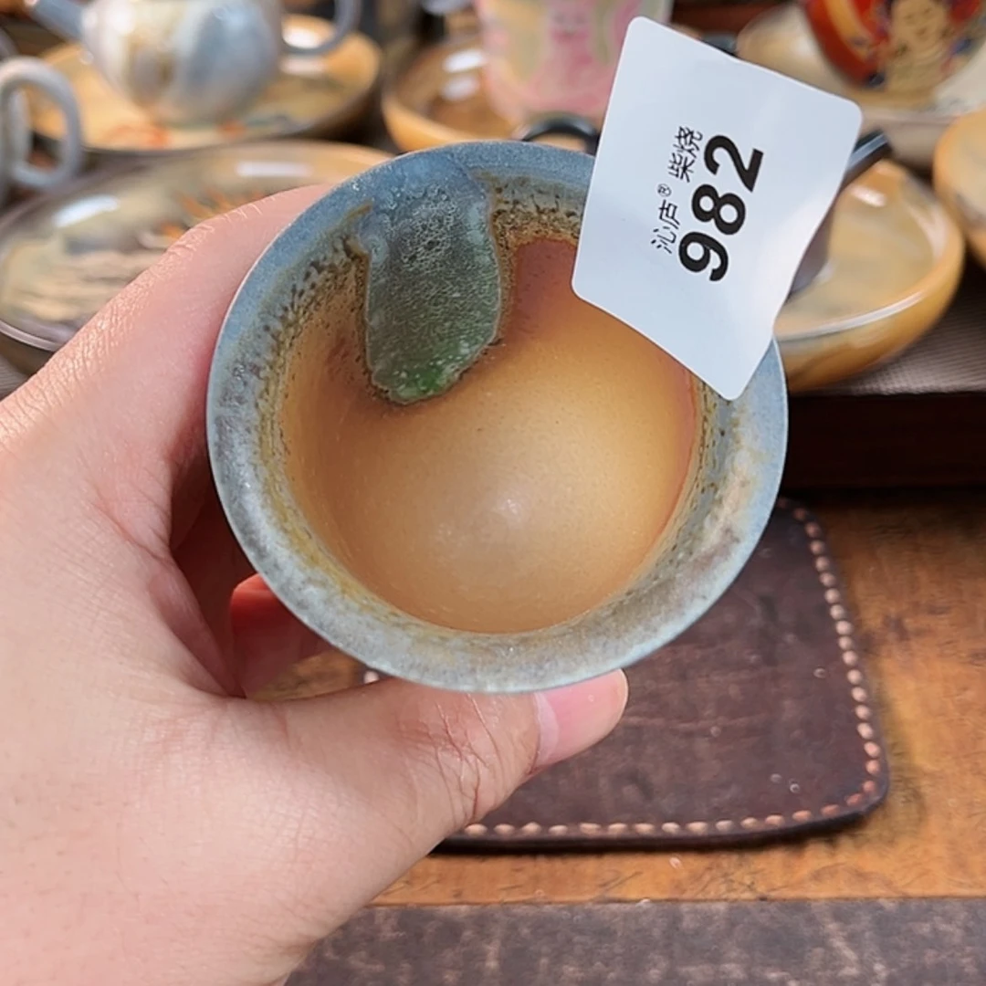 【闪购商品】黑**影沁庐柴窑古法柴烧全手工茶具