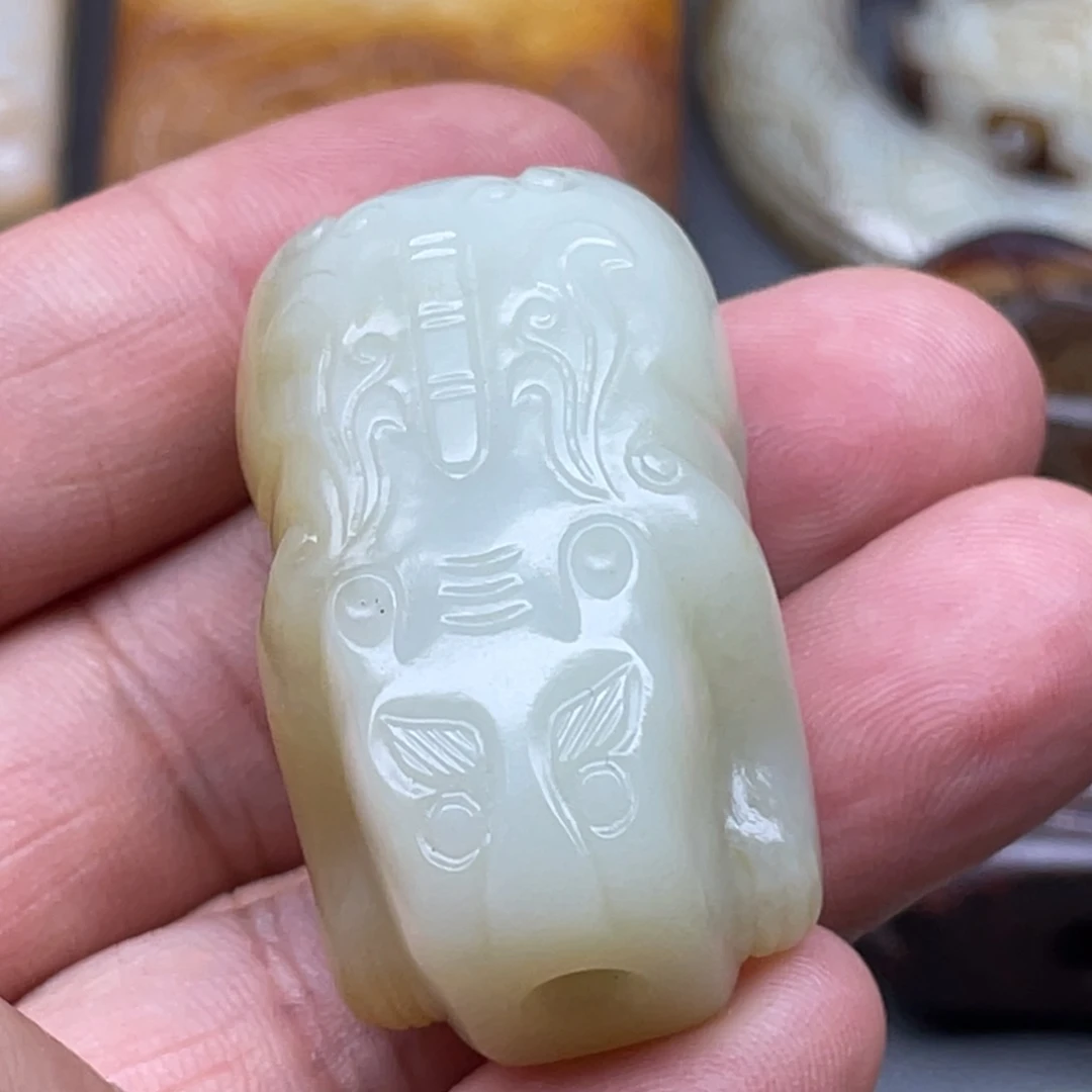 和田玉未镶嵌颈饰S**宋