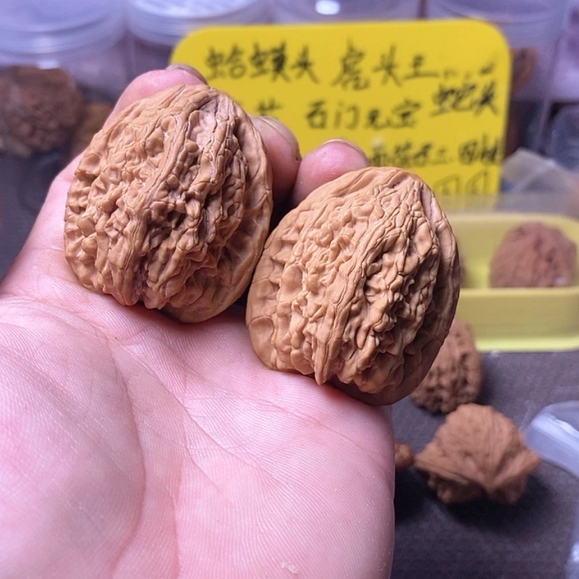 【闪购商品】吊坠文玩核桃40蓟县虎头王
