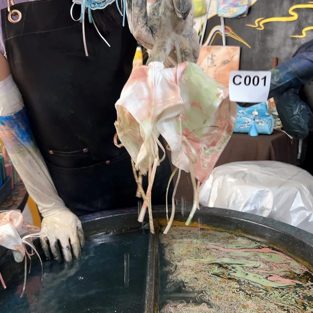 001新款方巾发圈