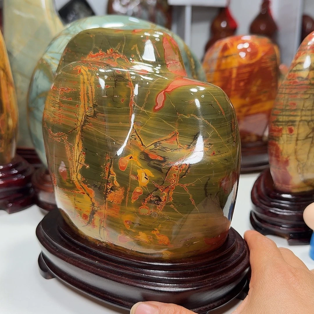 石材乳源彩石摆件