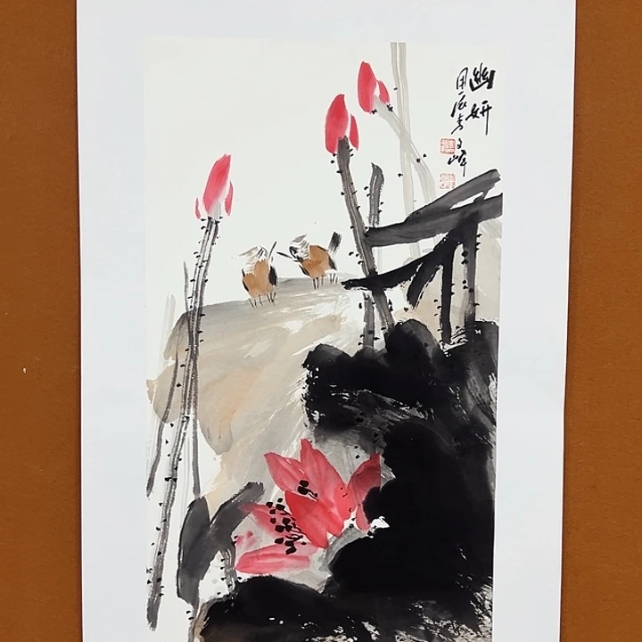 国画李文峰的画作
