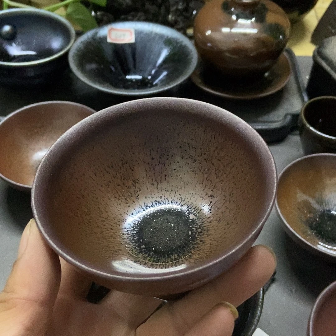 漫***梅茶盏487 建阳建窑建盏