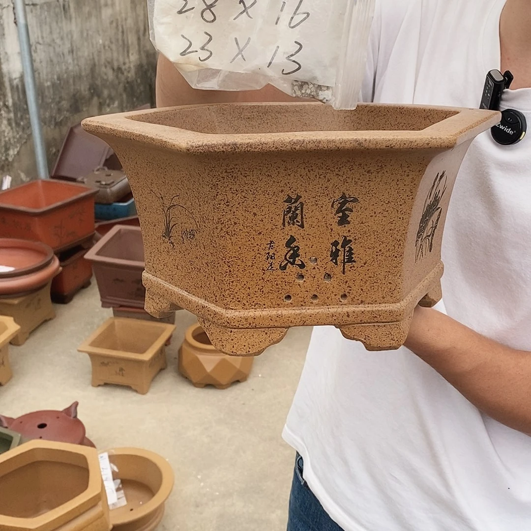 紫砂花盆紫砂花盆