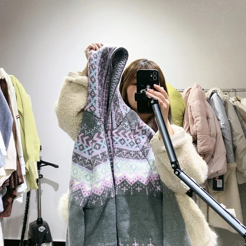 【闪购商品】灰色开衫