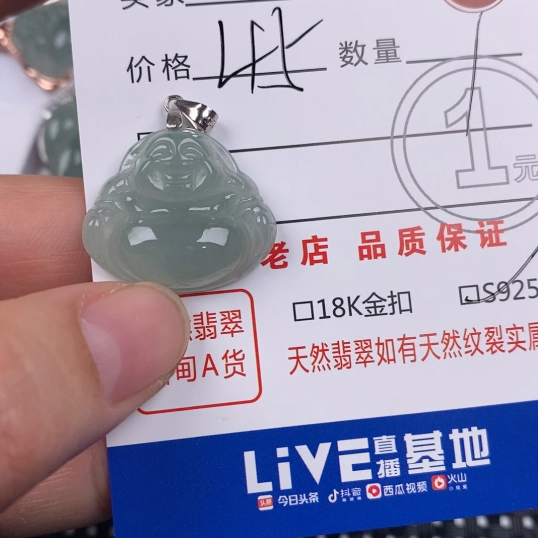 翡翠银S925镶嵌颈饰