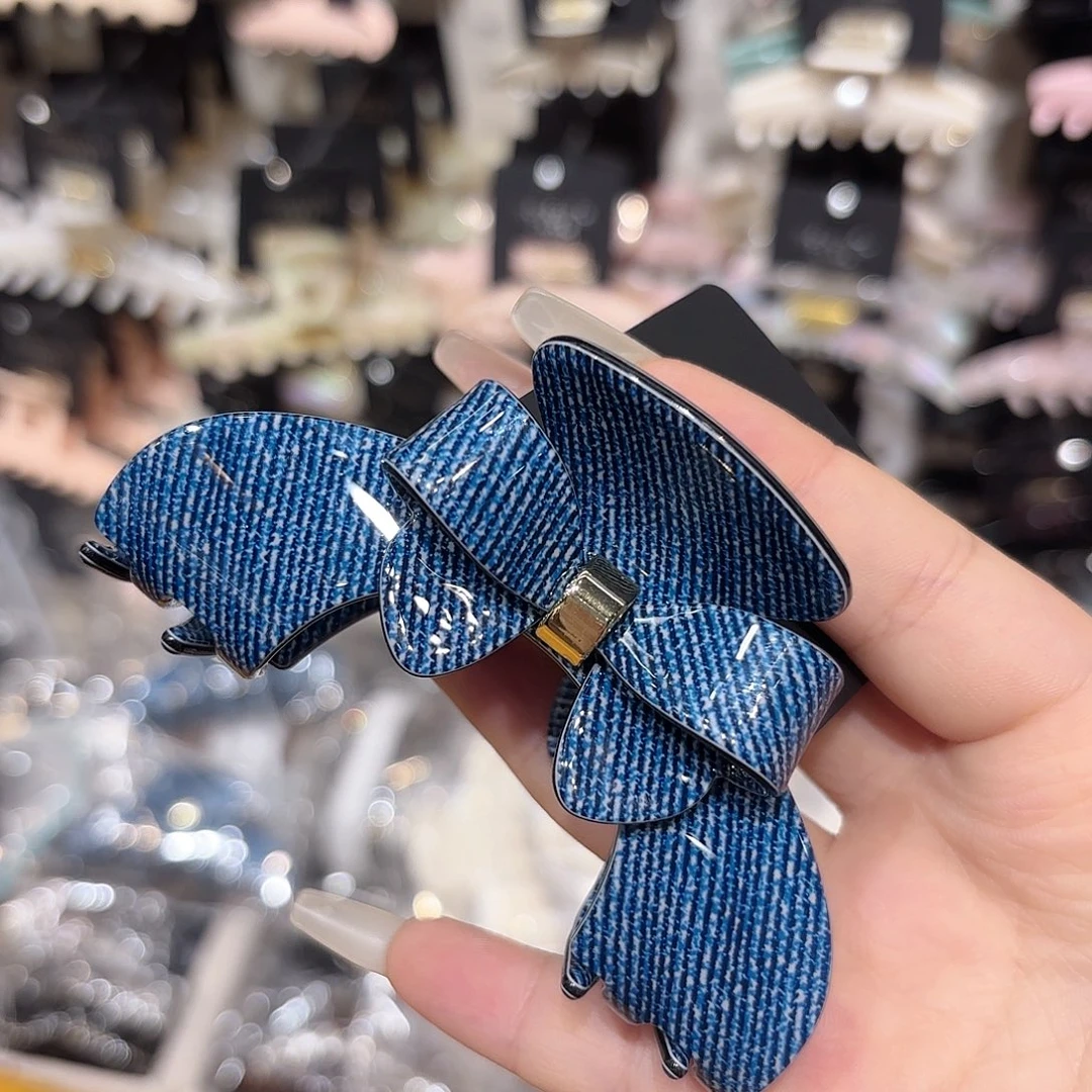 皮质铁合金发饰发夹