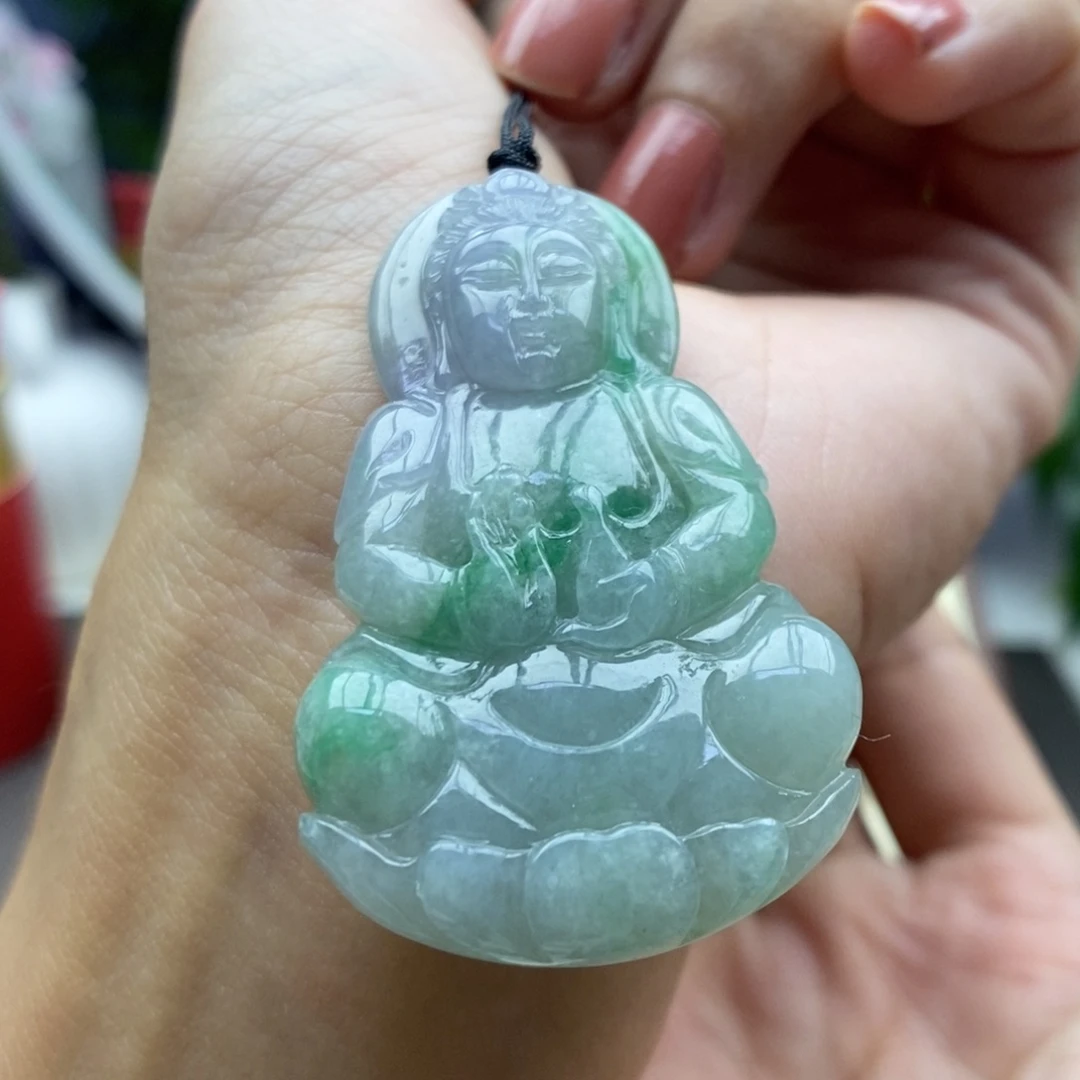 颈饰未镶嵌翡翠吊坠