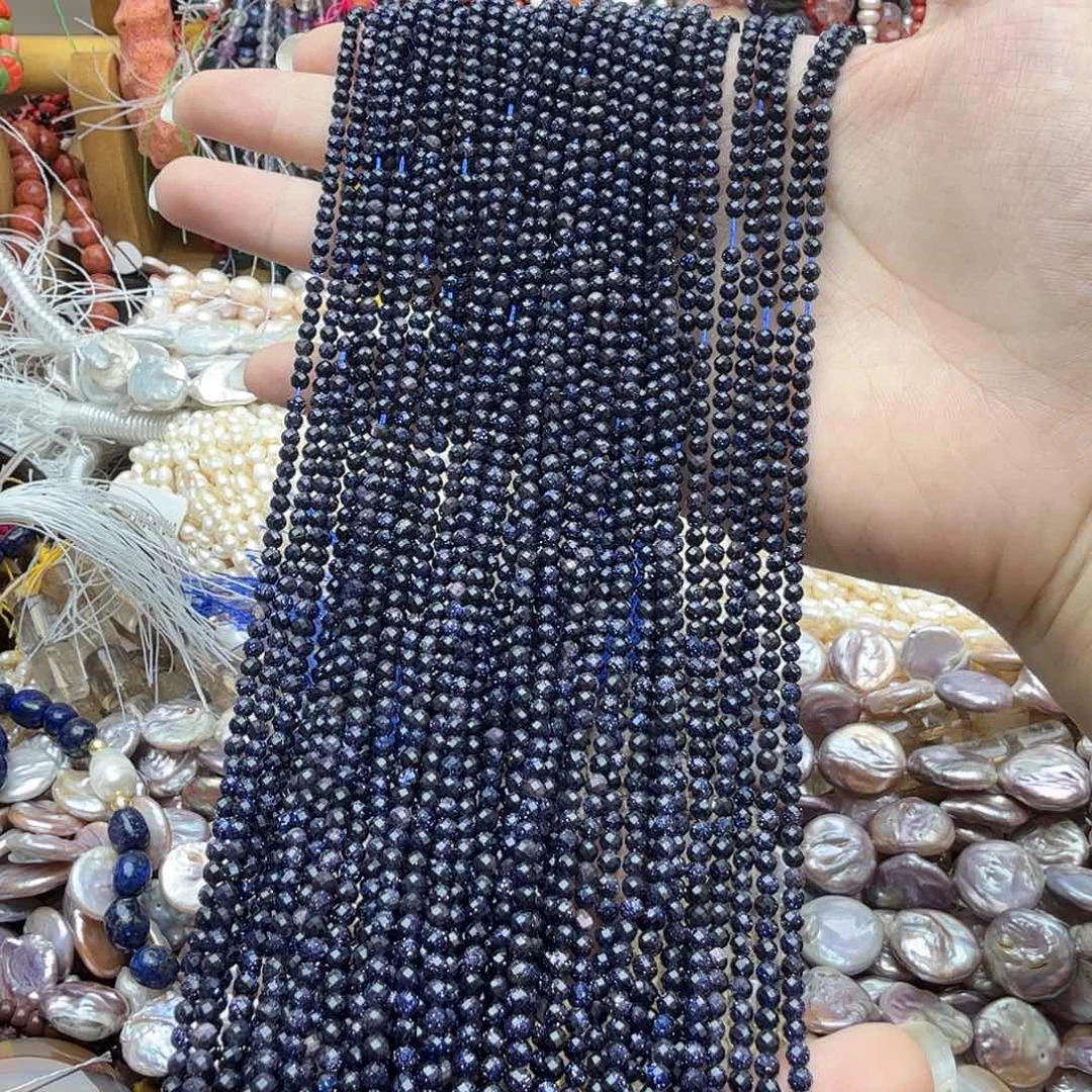 玛瑙/玉髓合金珠宝半成品蓝沙2条卡3