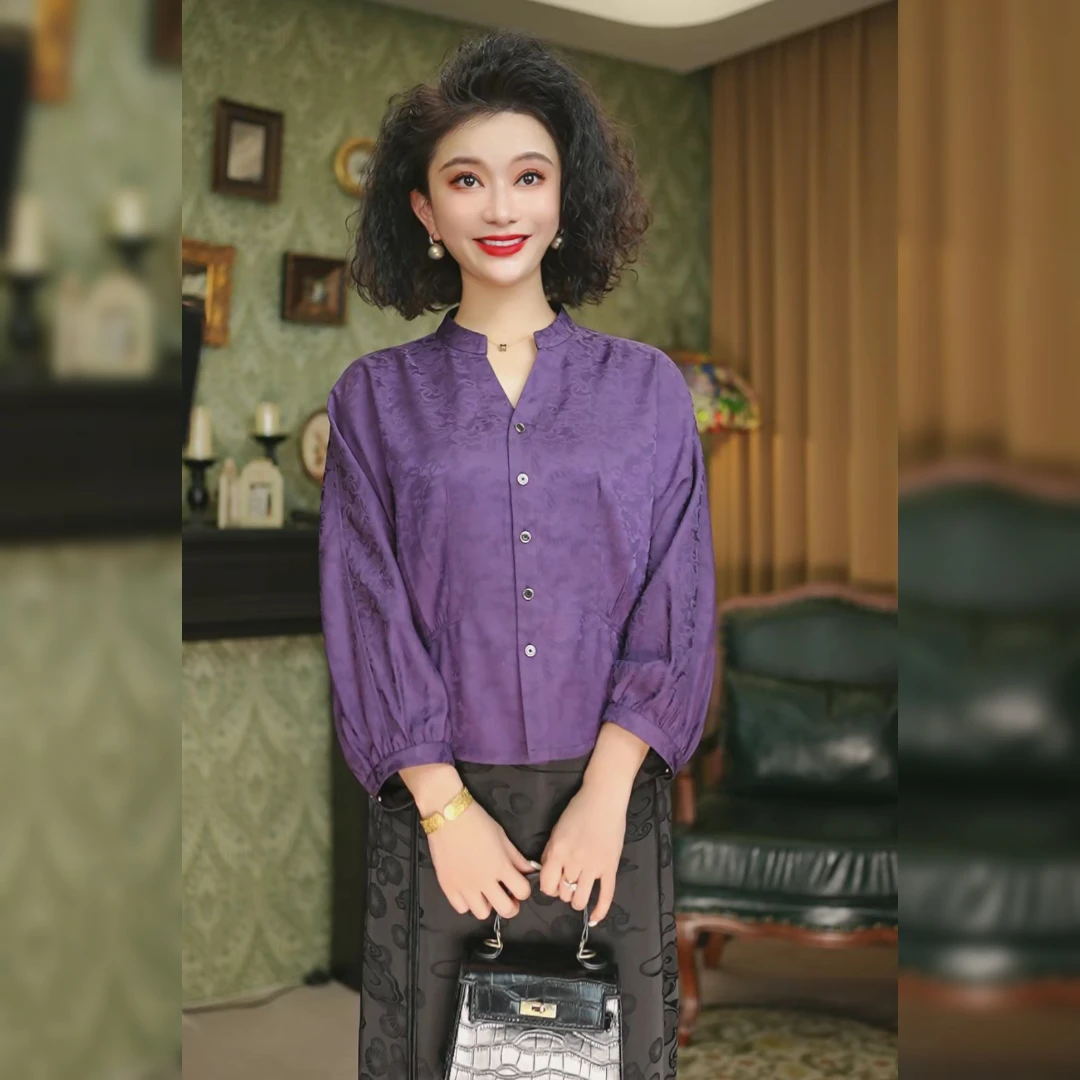 【双面穿上衣】新中式国风双面穿蝙蝠袖上衣MCFSY0896