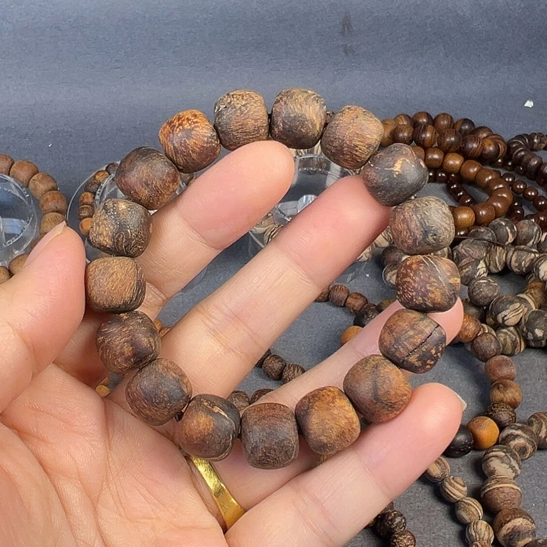 贡木1213印贡粗抛龙鳞瑕疵