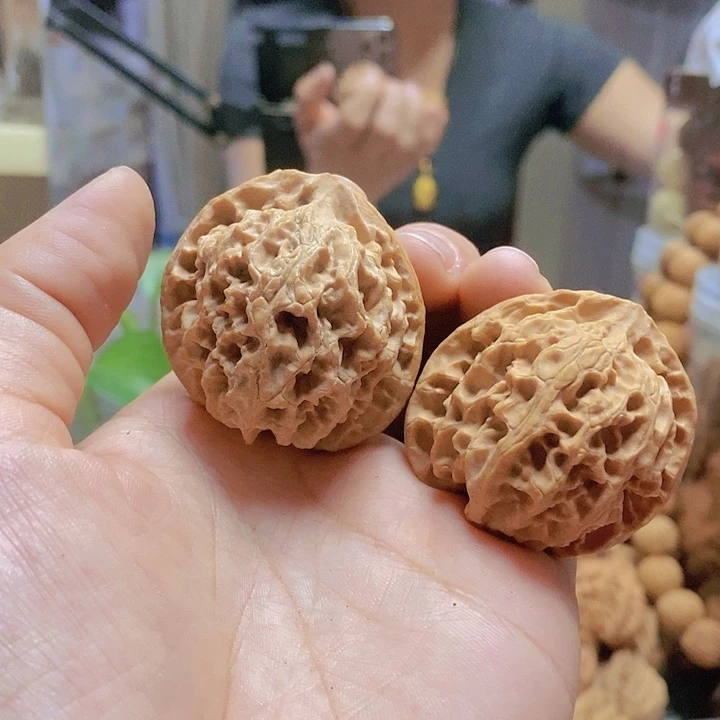 【闪购商品】文玩核桃把件41苹果油