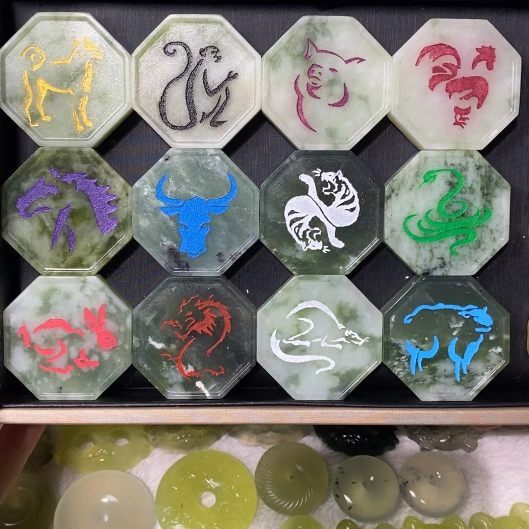 岫玉未镶嵌吊坠(不含链)