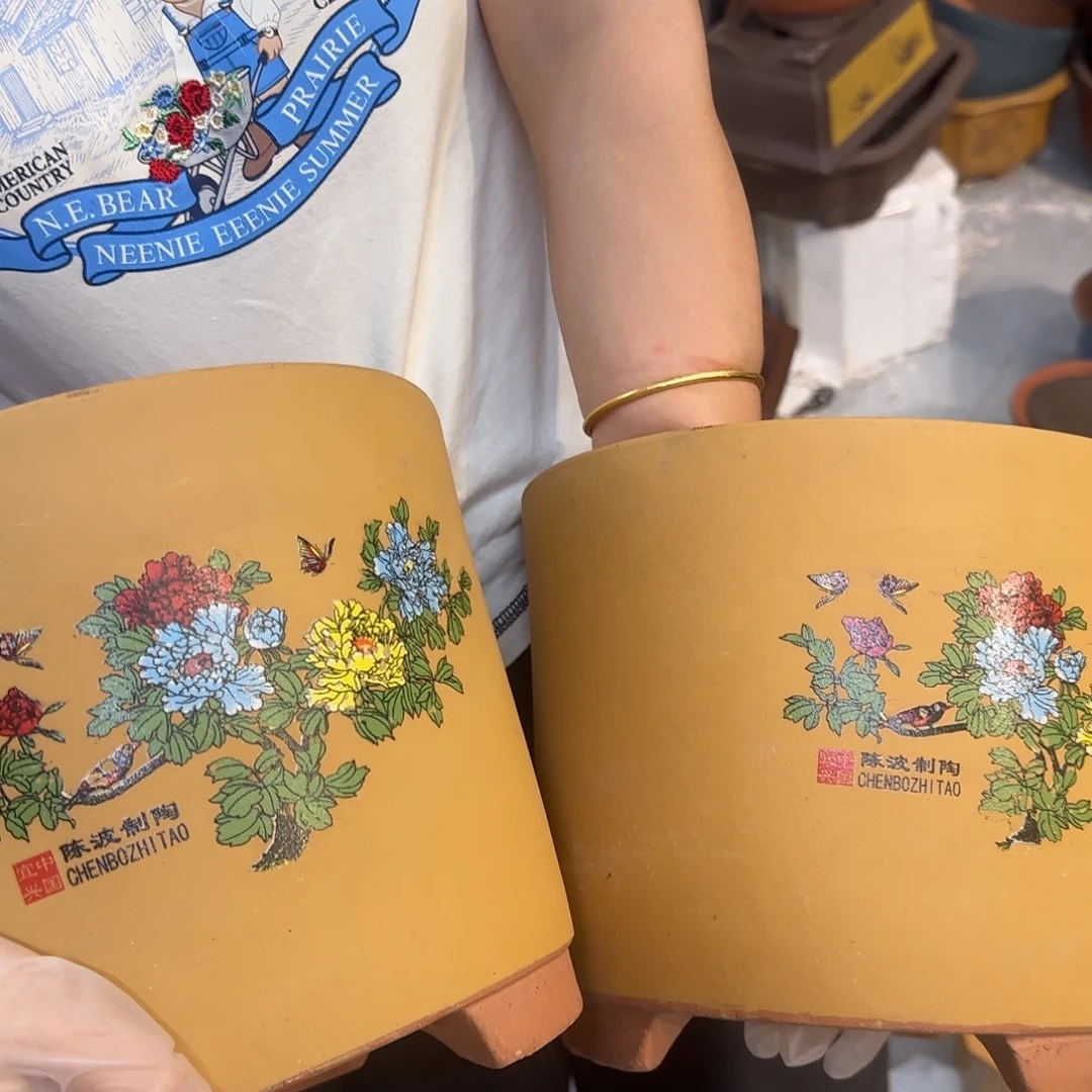 紫砂花盆紫砂口径20