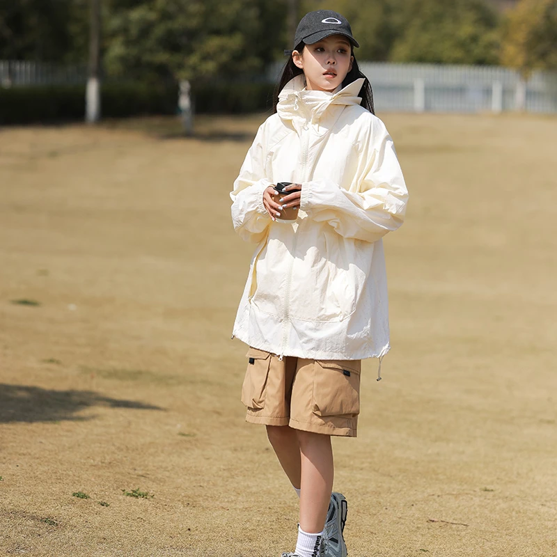 【防晒轻壳2.0】春夏季可拆大帽檐户外休闲户外透气柔软防晒皮肤衣1