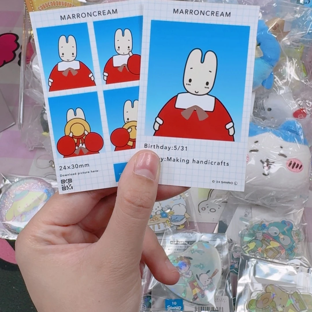 三丽鸥茉莉兔证件照