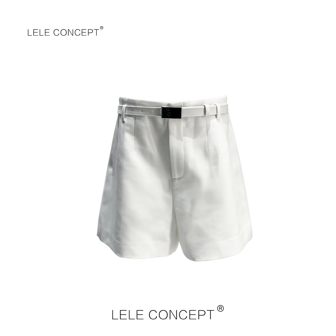 LELE CONCEPT丨「春款上新」时尚百搭腰带短裤K0381