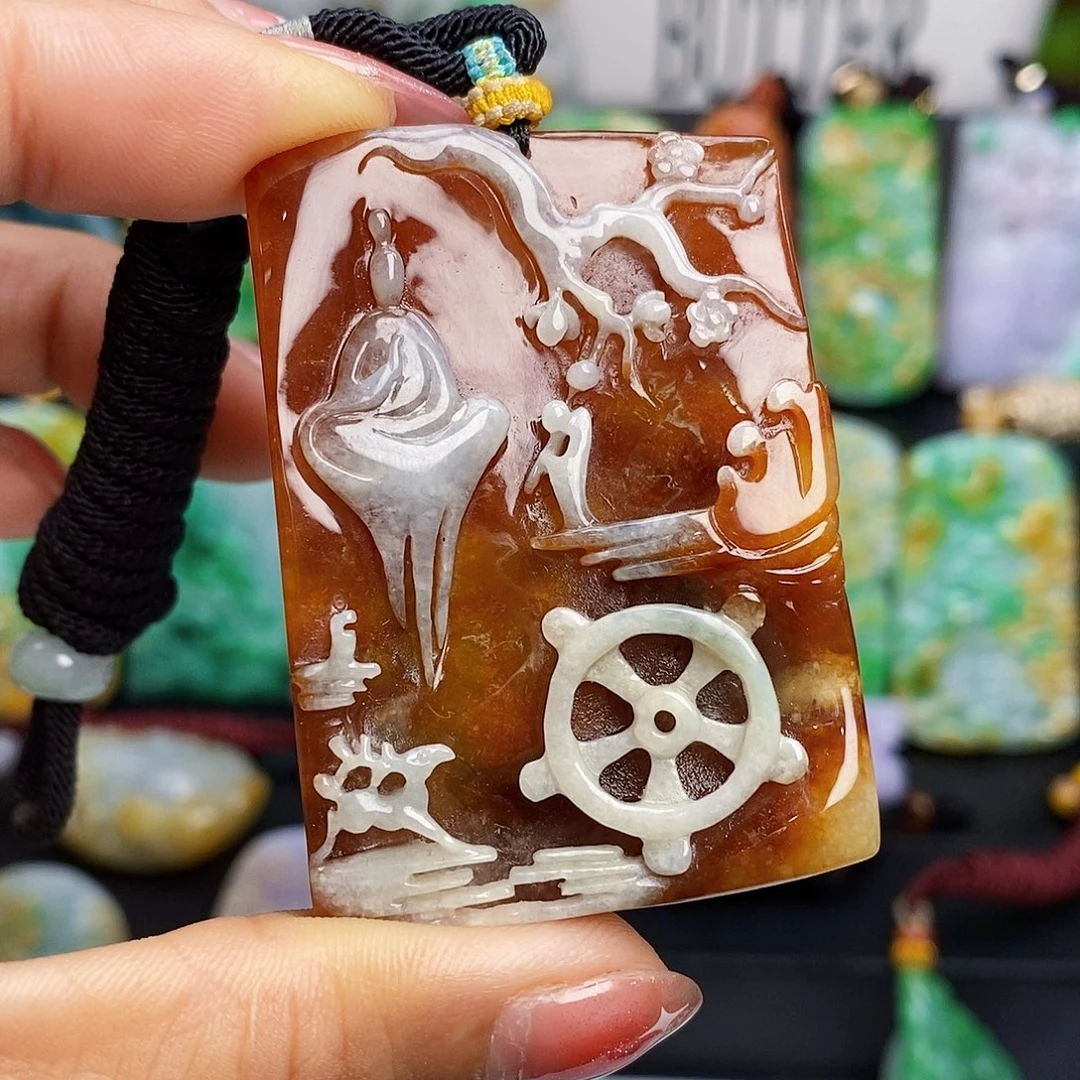 陈****定制翡翠未镶嵌翡翠A货一物一证