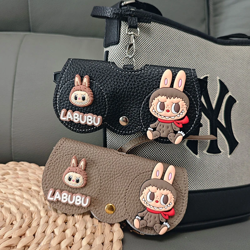 labubu挂包眼镜袋便携男女可爱通用近视镜墨镜保护套太阳镜收纳包