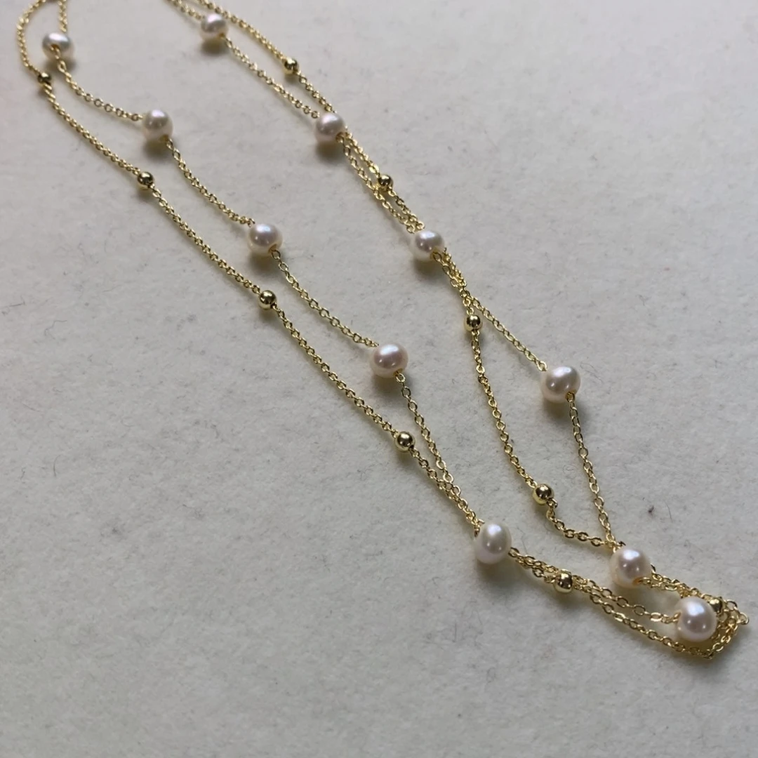 淡水珍珠未镶嵌颈饰