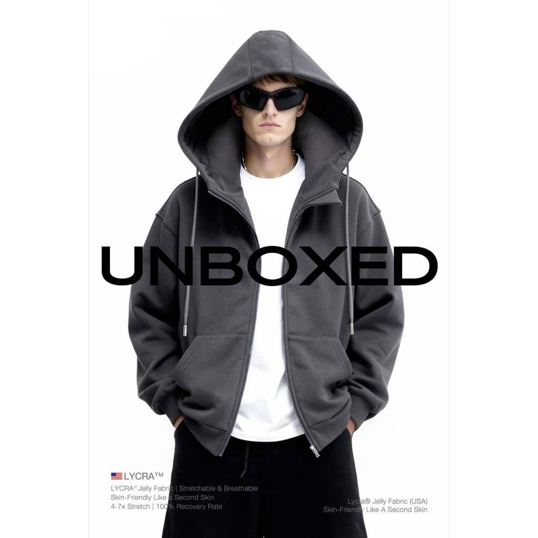 UNBOXED【旅行气囊卫衣】莱卡可充气多场景功能性弹力透气卫衣