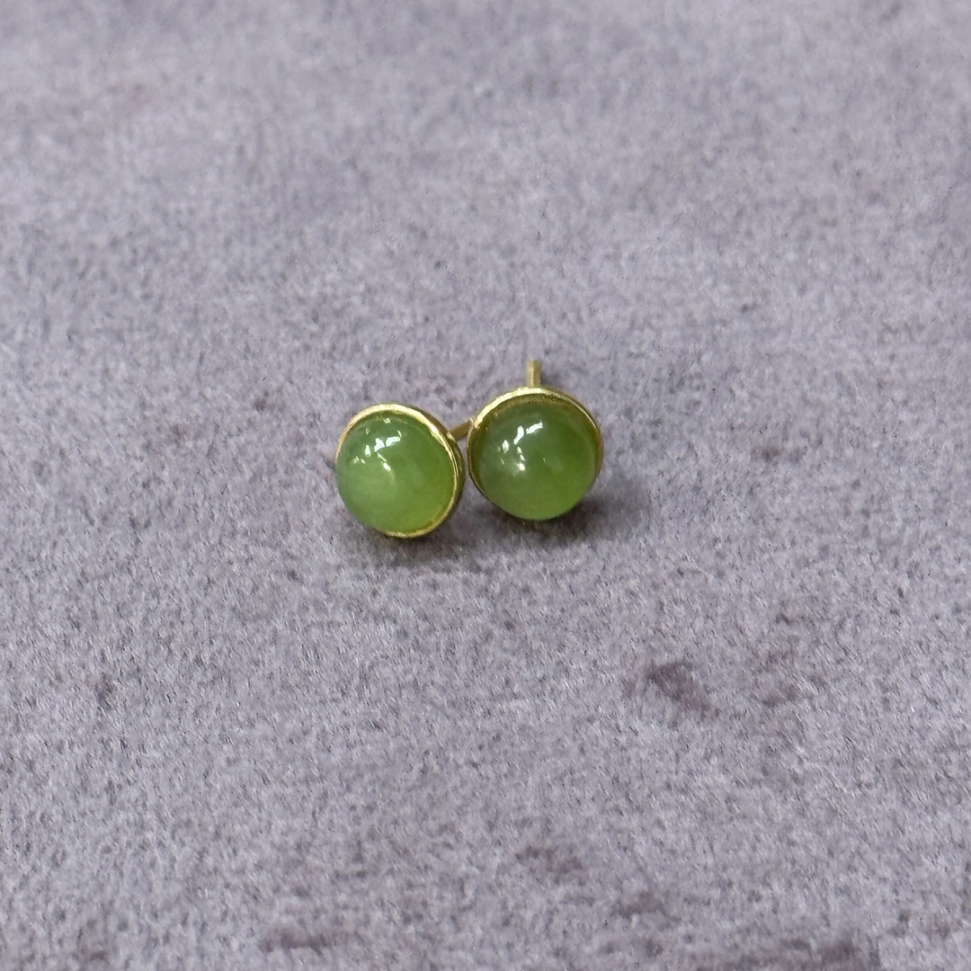 【央博玉】S925和田玉耳饰-YB93200024-多样性发一|BHT4