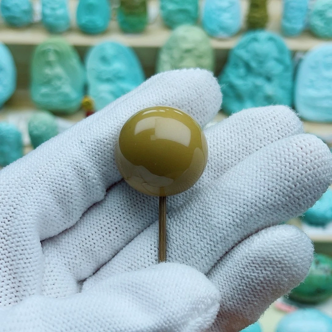 绿松石未镶嵌珠宝奇石22mm