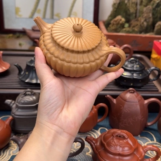 茶壶紫砂萦纡段泥