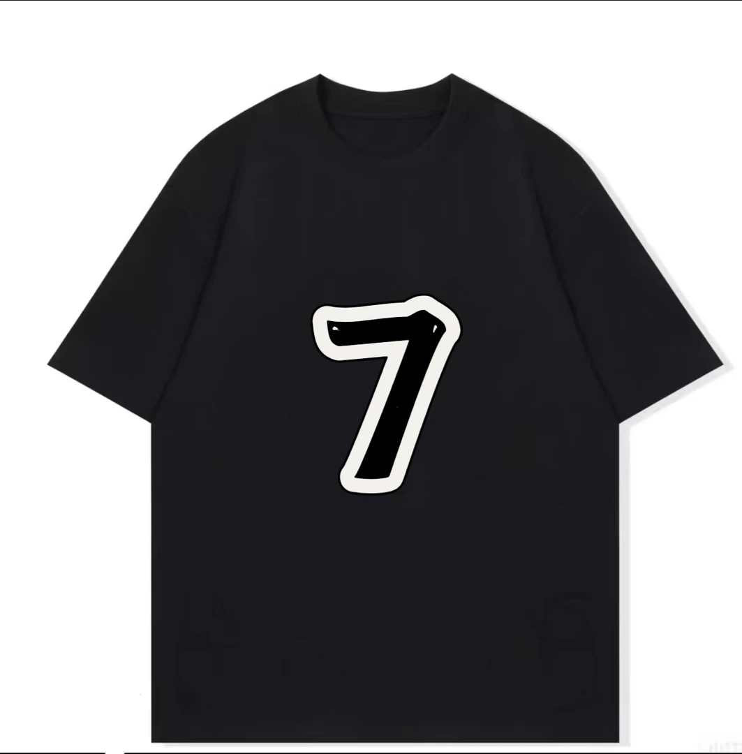 7号小树半袖宝总100-195运动夏季宽松街头时尚休闲百搭经典情侣