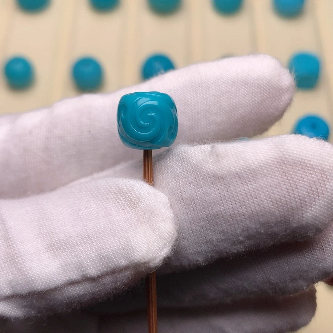 绿松石未镶嵌绿松石博古10.2