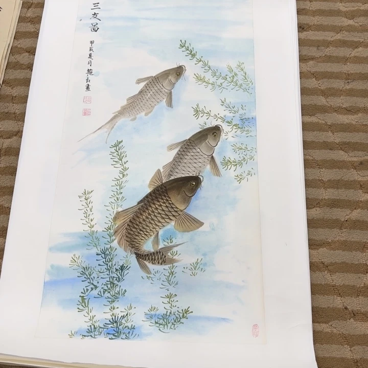 国画花鸟等多种鸟类和70.35