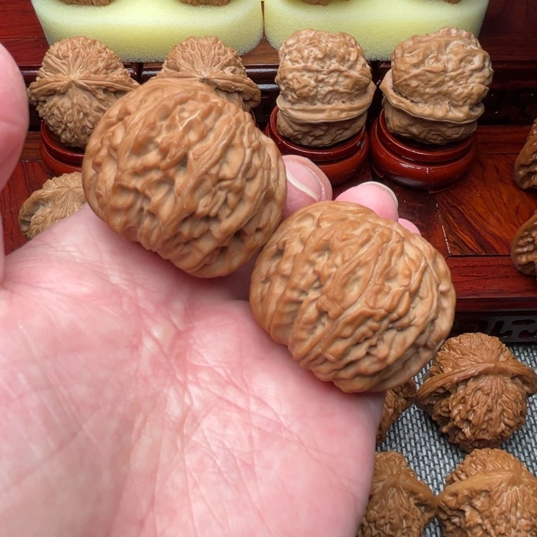 吊坠文玩核桃磨盘40尺全品