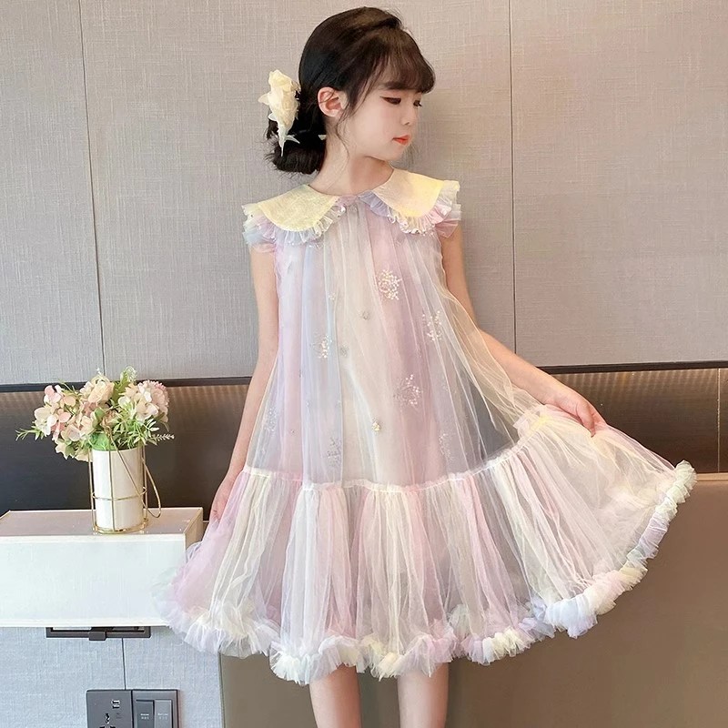 【甲辰童装】女童夏季连衣裙礼服裙SF2330兔耳朵